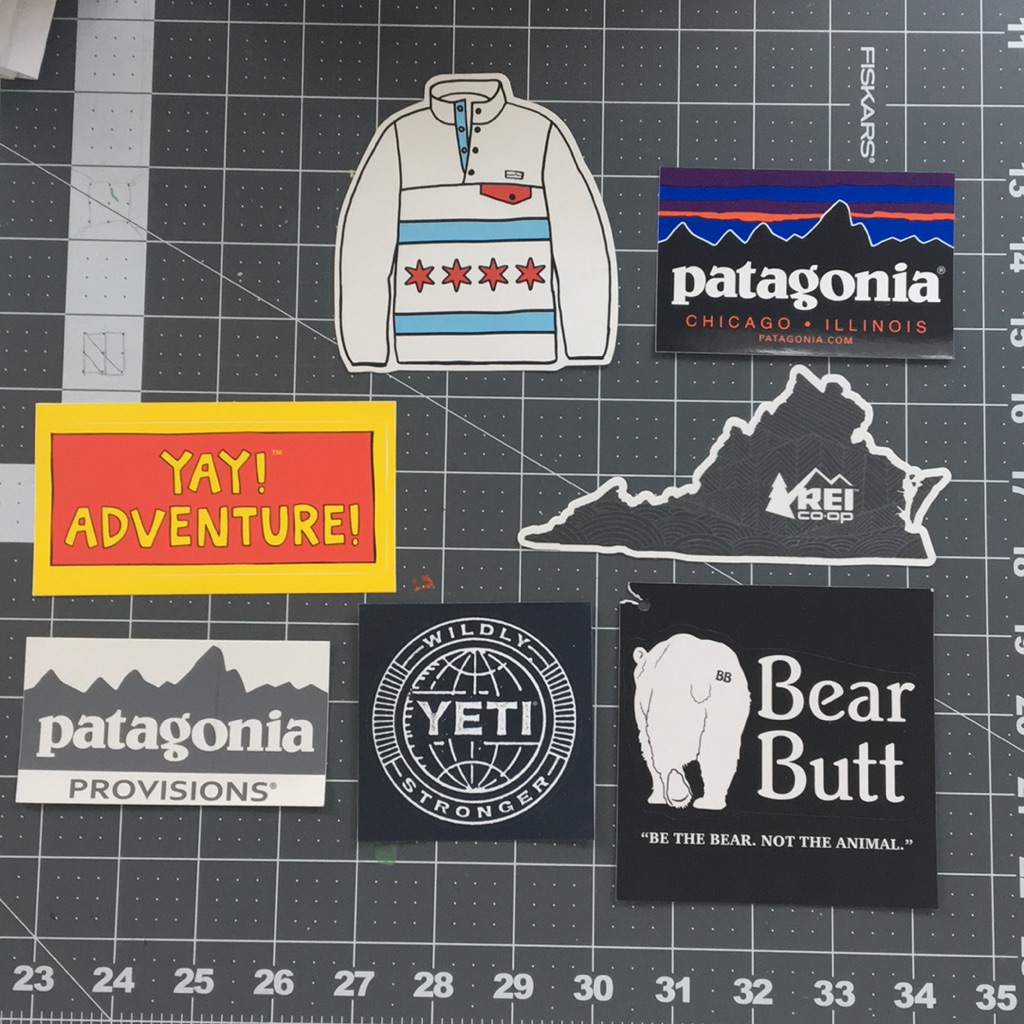 7 Brand New Adventure Decals